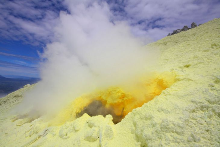 Sinabung Vulkaan, Indonesië