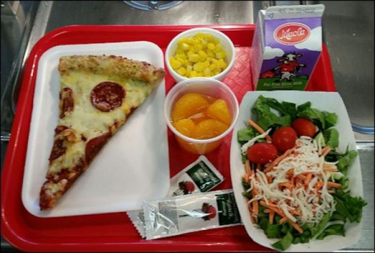 Almuerzo escolar en los Estados Unidos.
