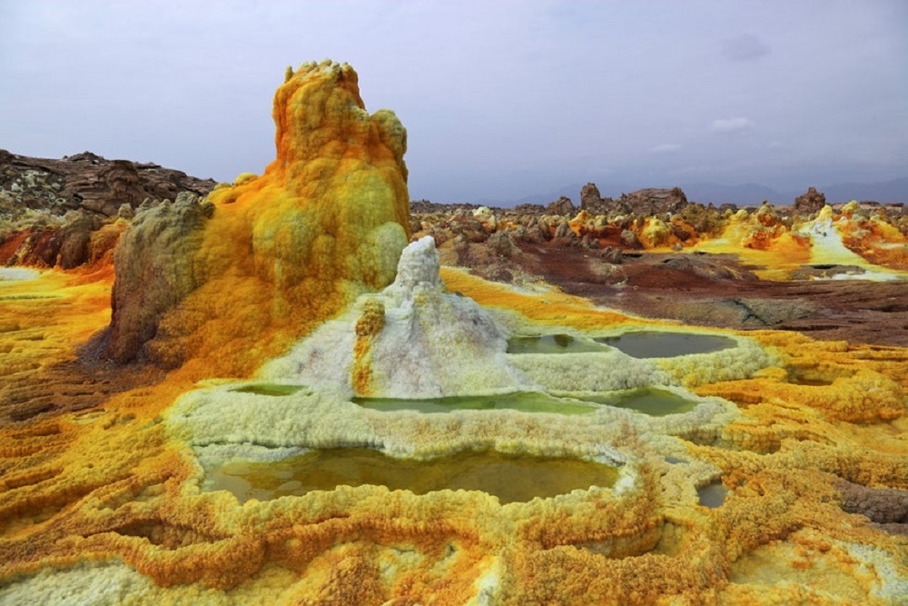 에티오피아의 달롤 화산