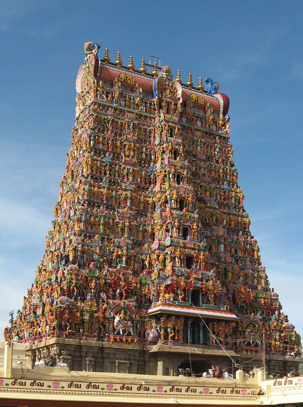 Ο ναός Meenakshi στο Μαντουράι της Ινδίας