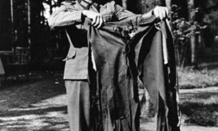 Los pantalones de Hitler después del intento de asesinato