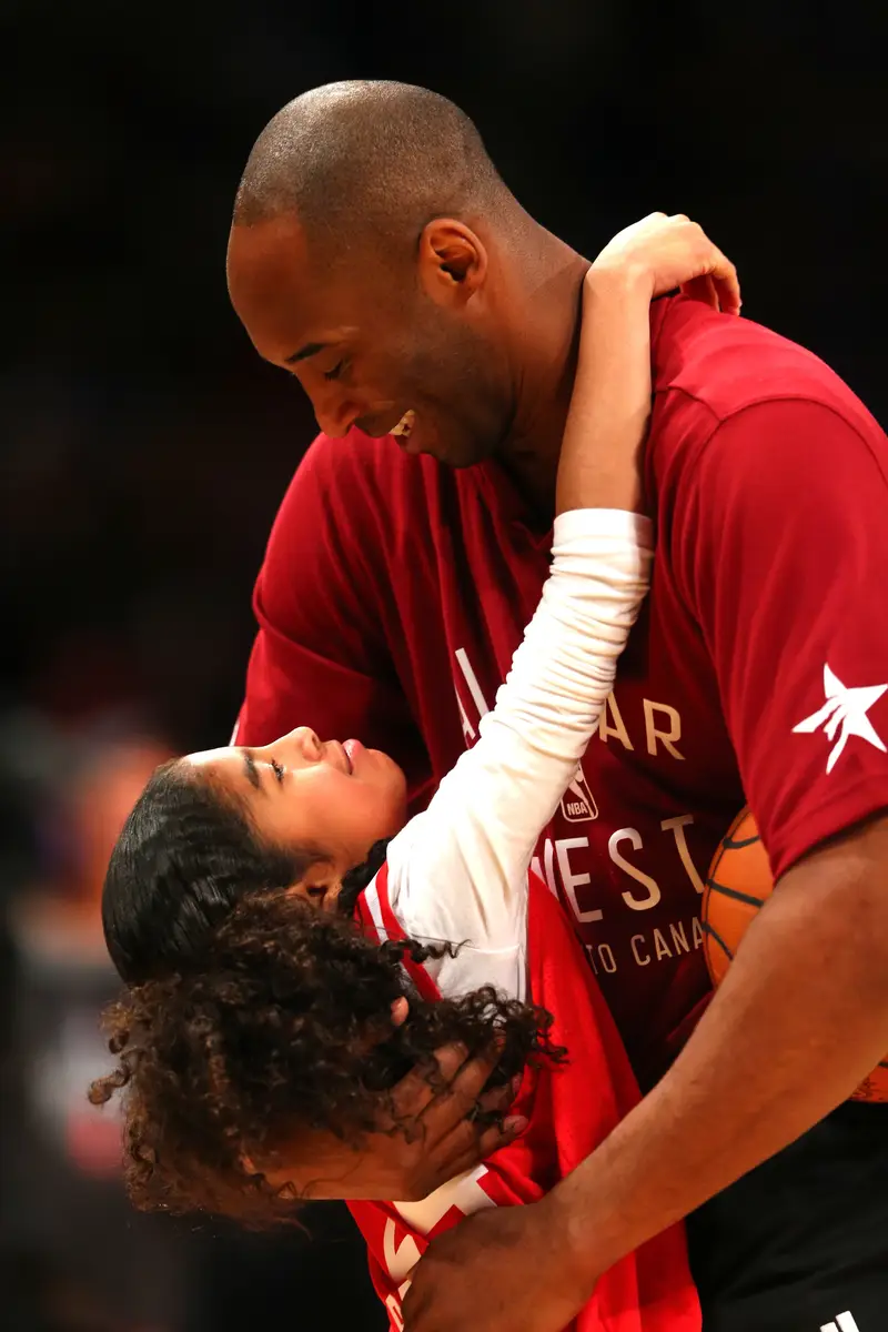 Kobe Bryant con hija