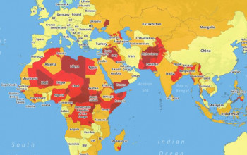 Top 20 most dangerous countries in the world for tourists