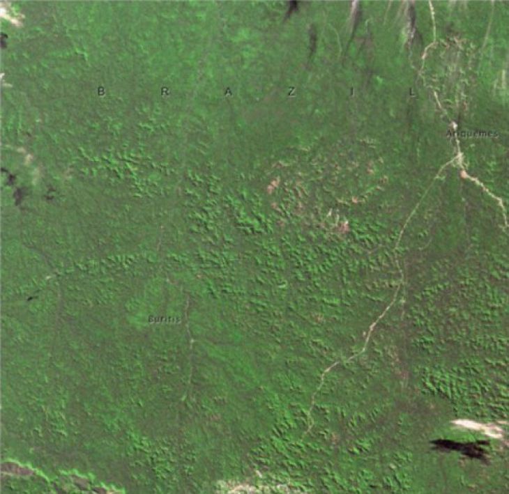 Florestas em Rondônia, Brasil. Junho de 1975