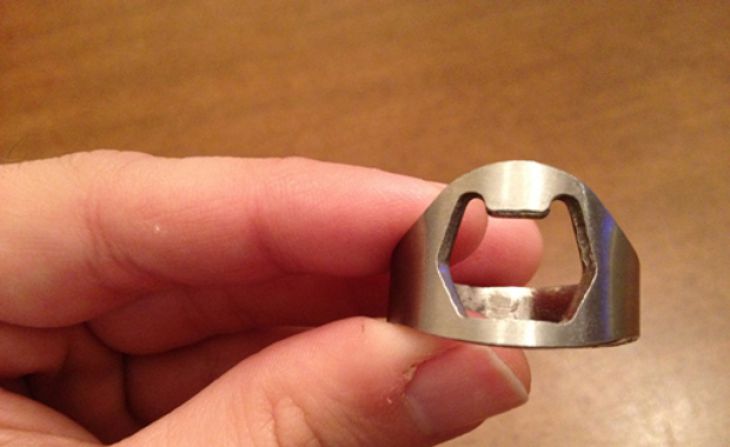 Ring-bottle opener