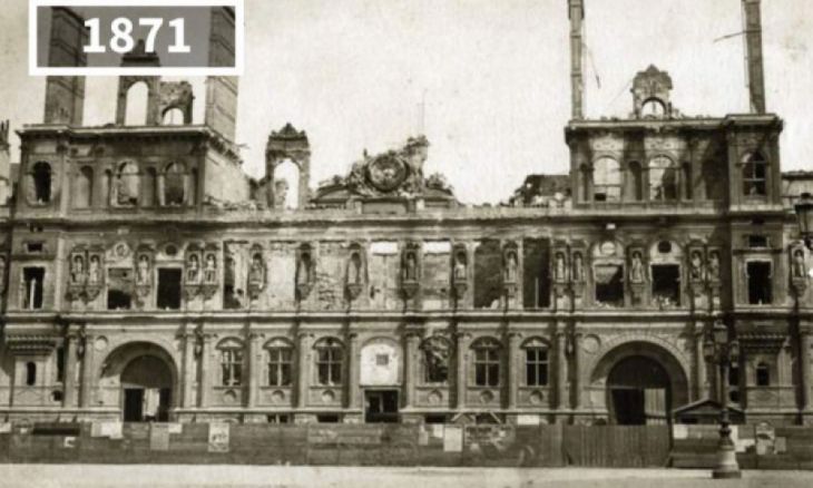 Hôtel De Ville, Franța, 1871