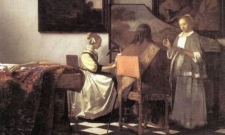 Pintura Concerto do artista Vermeer