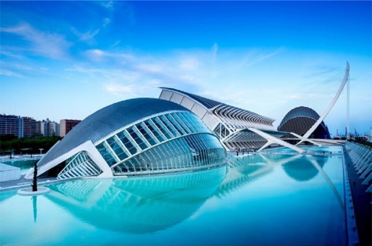 Orașul artelor și științelor din Valencia, Spania