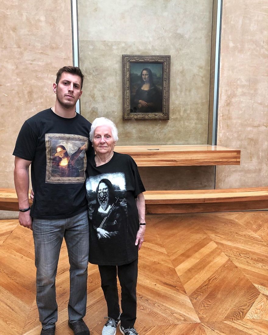 Avó e Mona Lisa