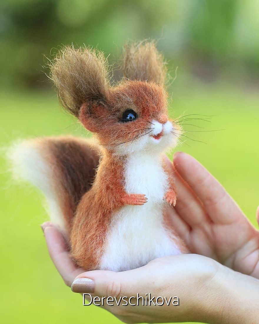 Pequeno esquilo fofo