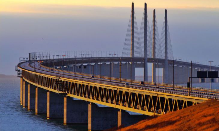 Ponte Øresund, Dinamarca e Suécia