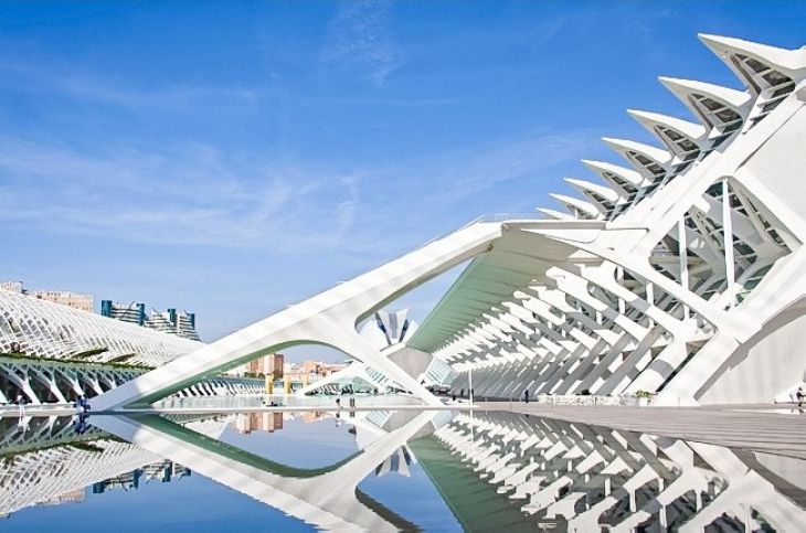 Ciudad de las Artes y las Ciencias en Valencia