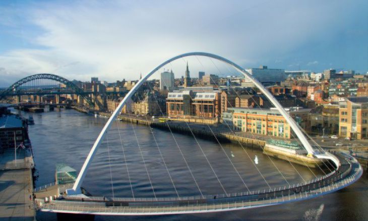 Ponte Gateshead Millennium, Reino Unido