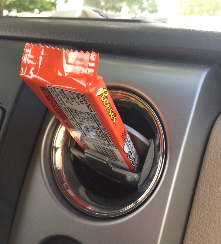 Refrigeração de chocolate em um carro