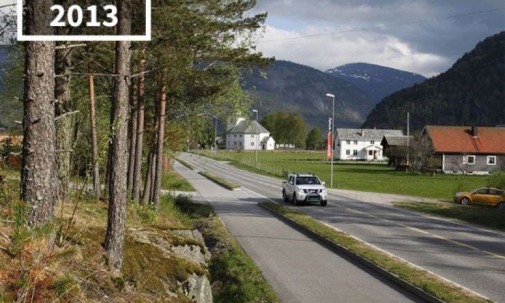 Pequena cidade na Noruega