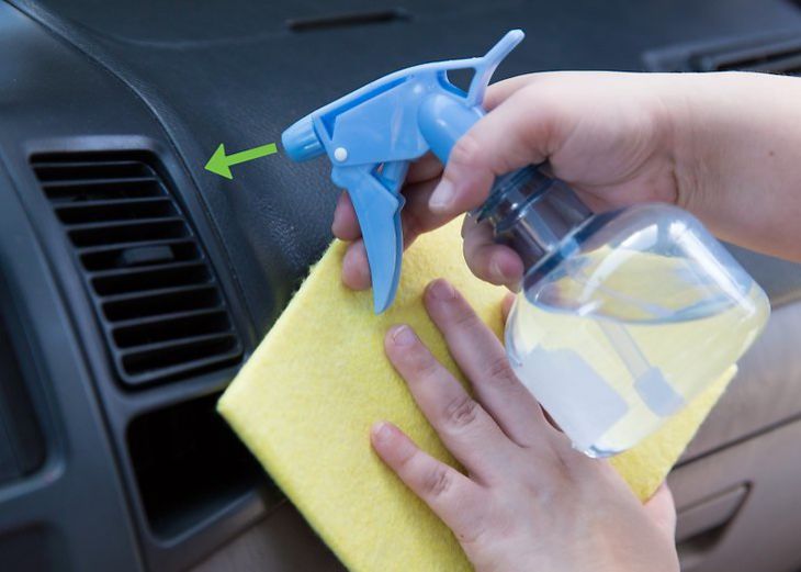 Fresh air in car with fabric softener