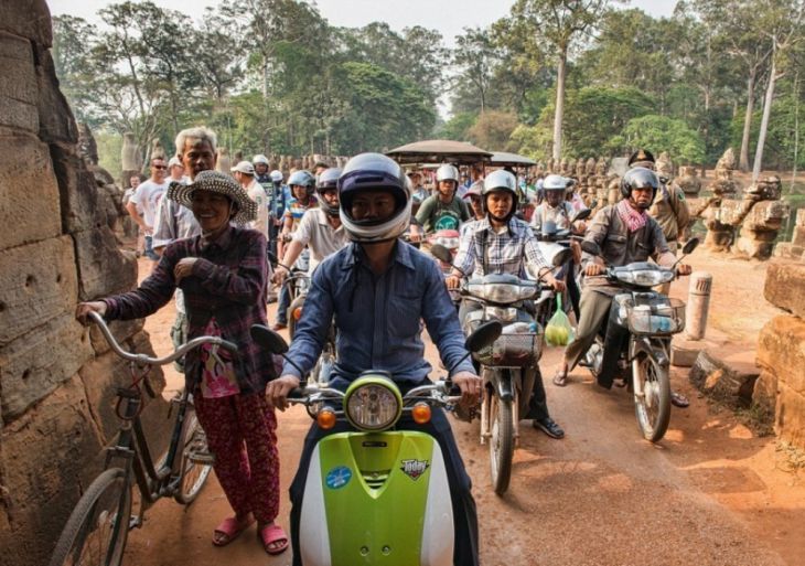 Κυκλοφορία στην Καμπότζη
