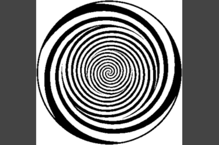 Espiral em círculo