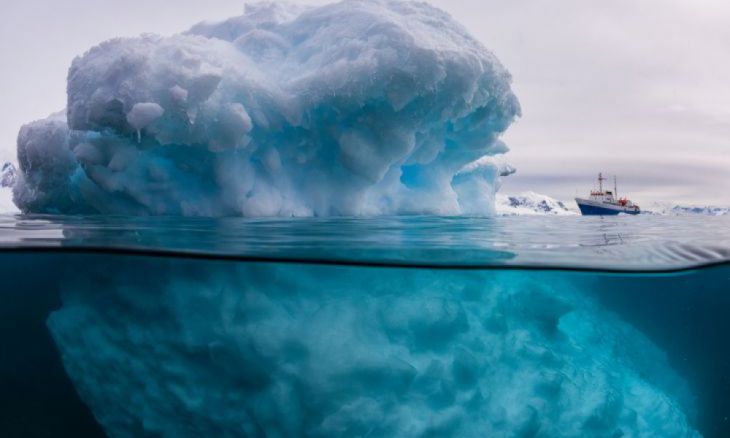 Lo que está oculto bajo los icebergs