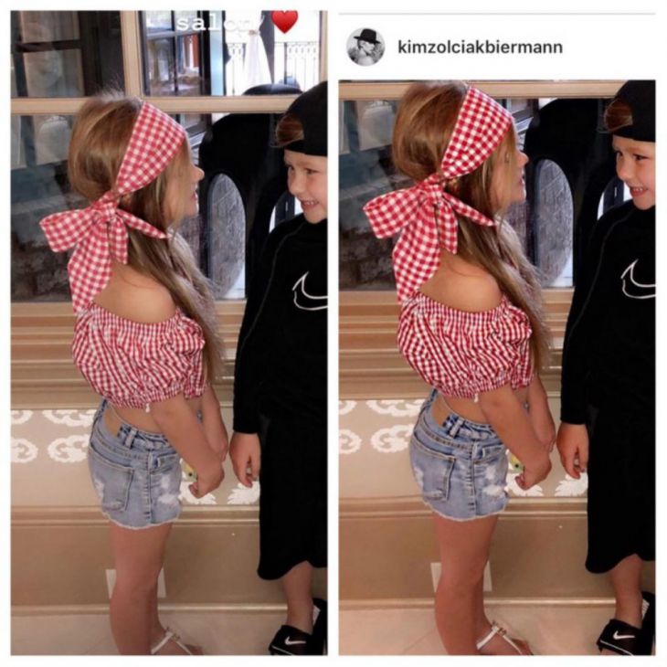 Instagram y realidad - niña y Photoshop