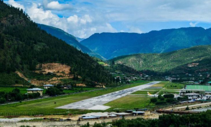 Lotnisko Paro / Bhutan