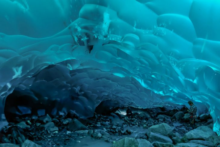 Peșterile de gheață Mendenhall, Alaska