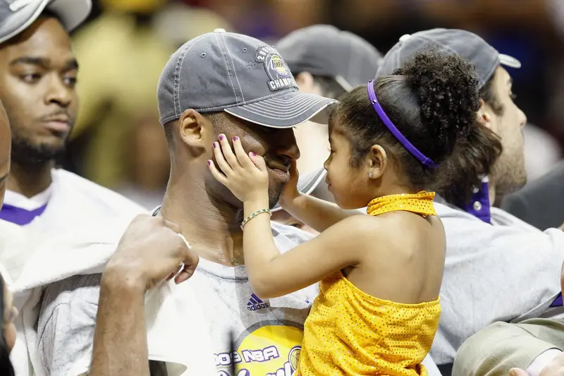 Kobe Bryant i jego najmłodsza córka