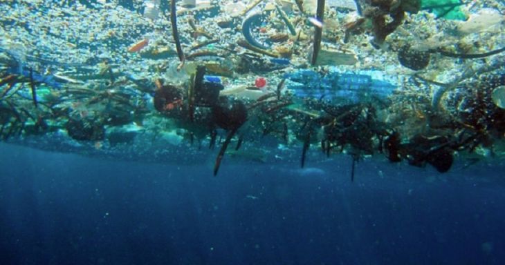 Plastic Soup in the Pacific Ocean