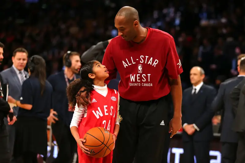 Kobe Bryant y su hija