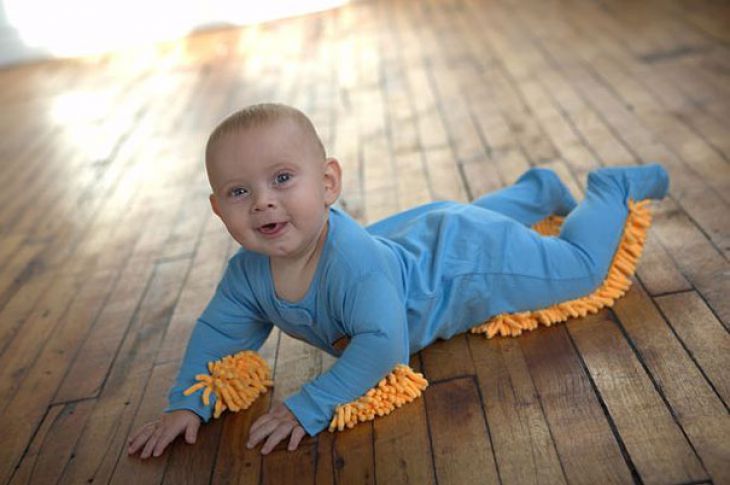 Baby floor mop