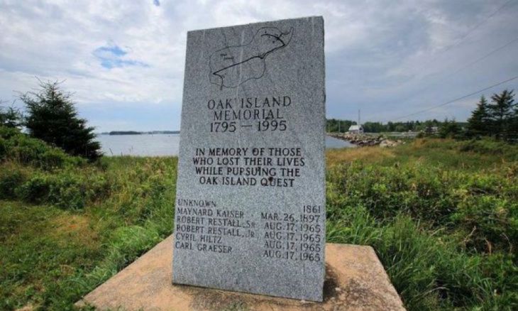 Placa conmemorativa de Oak Island