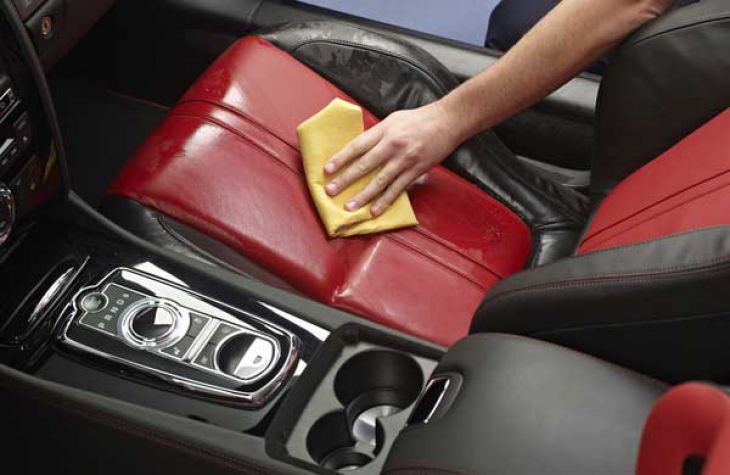 Leather care in car – easy
