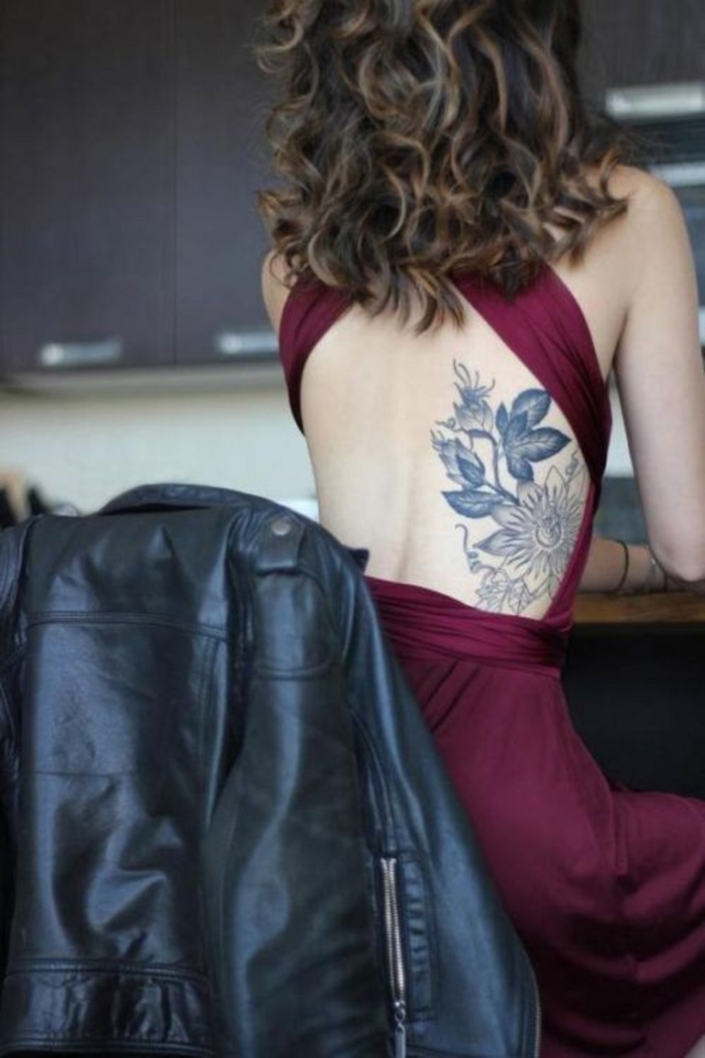 Tatuaje de espalda - Flor