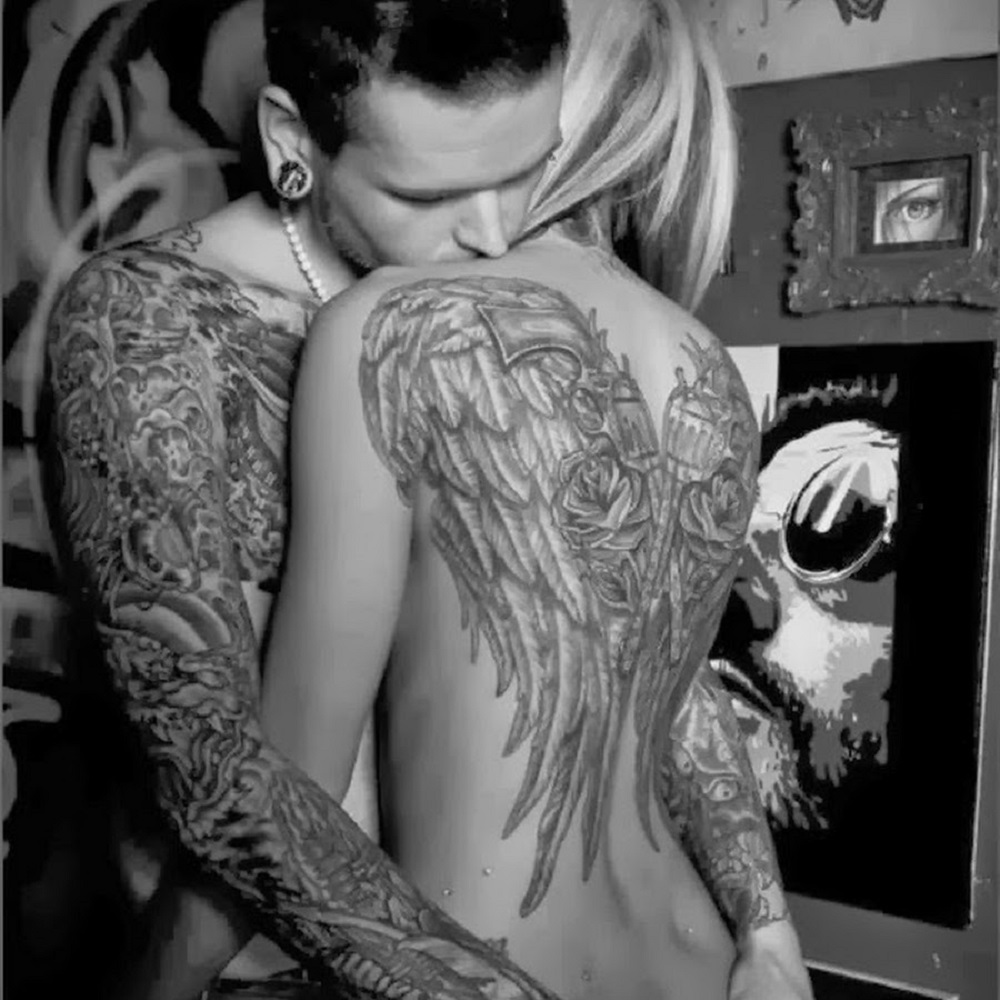 Tatuagem nas costas - padrão grande