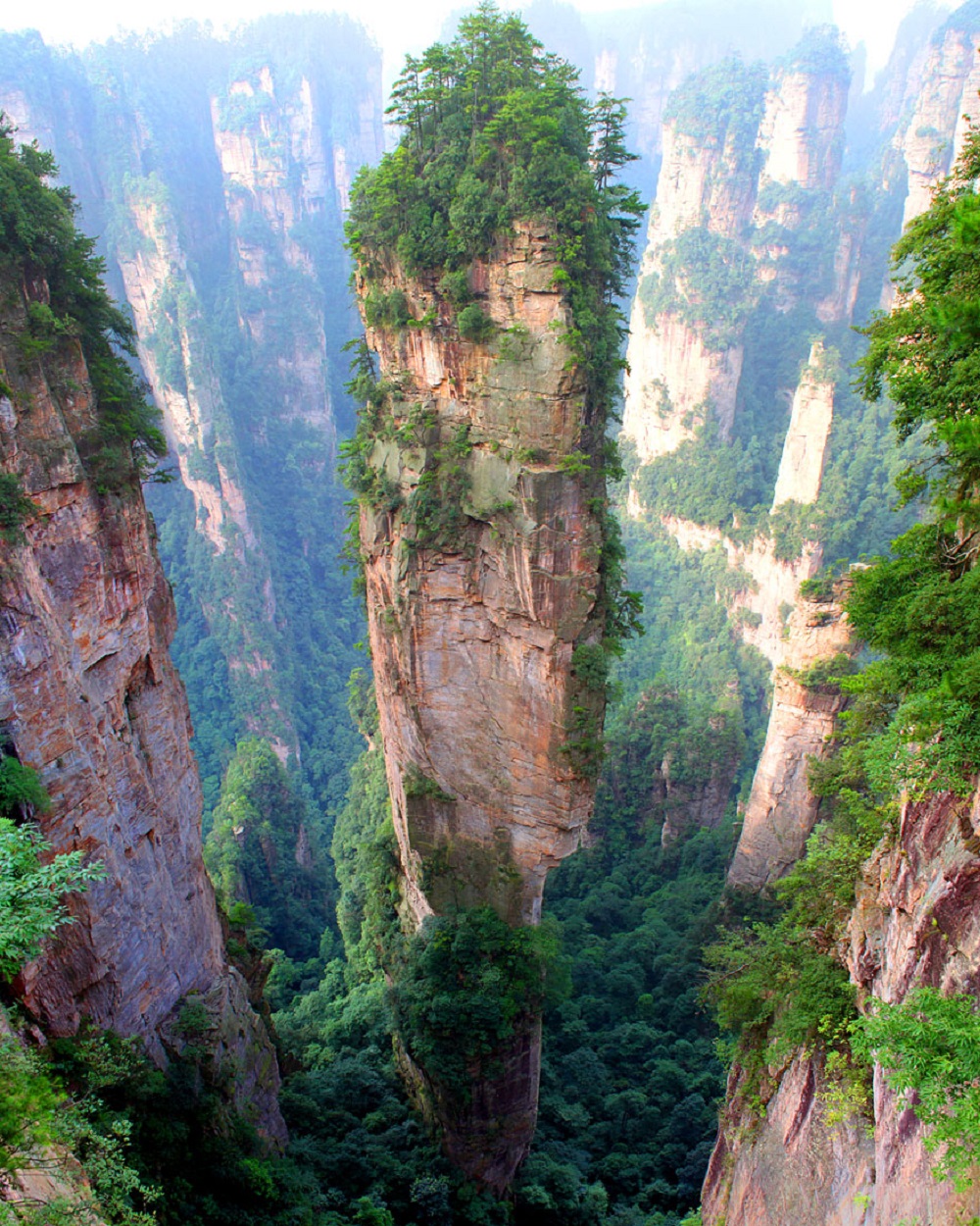 Tianzibjergene, Kina