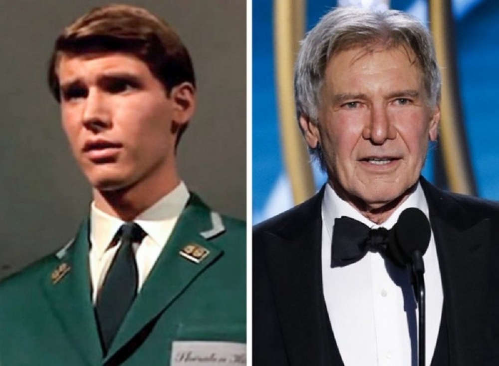 Harrison Ford - Al principio de su carrera y hoy