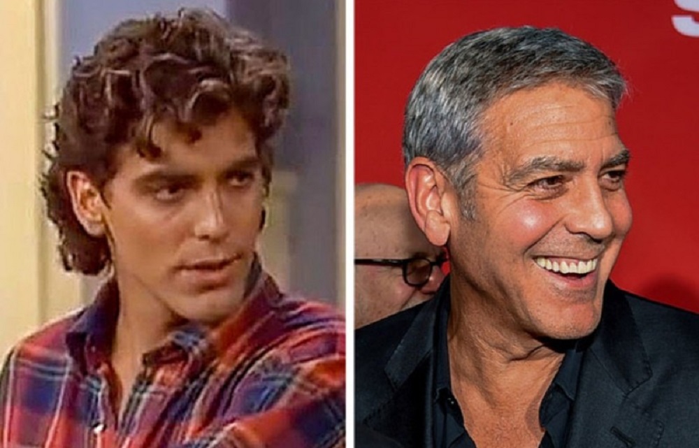 George Clooney: al principio de su carrera y ahora