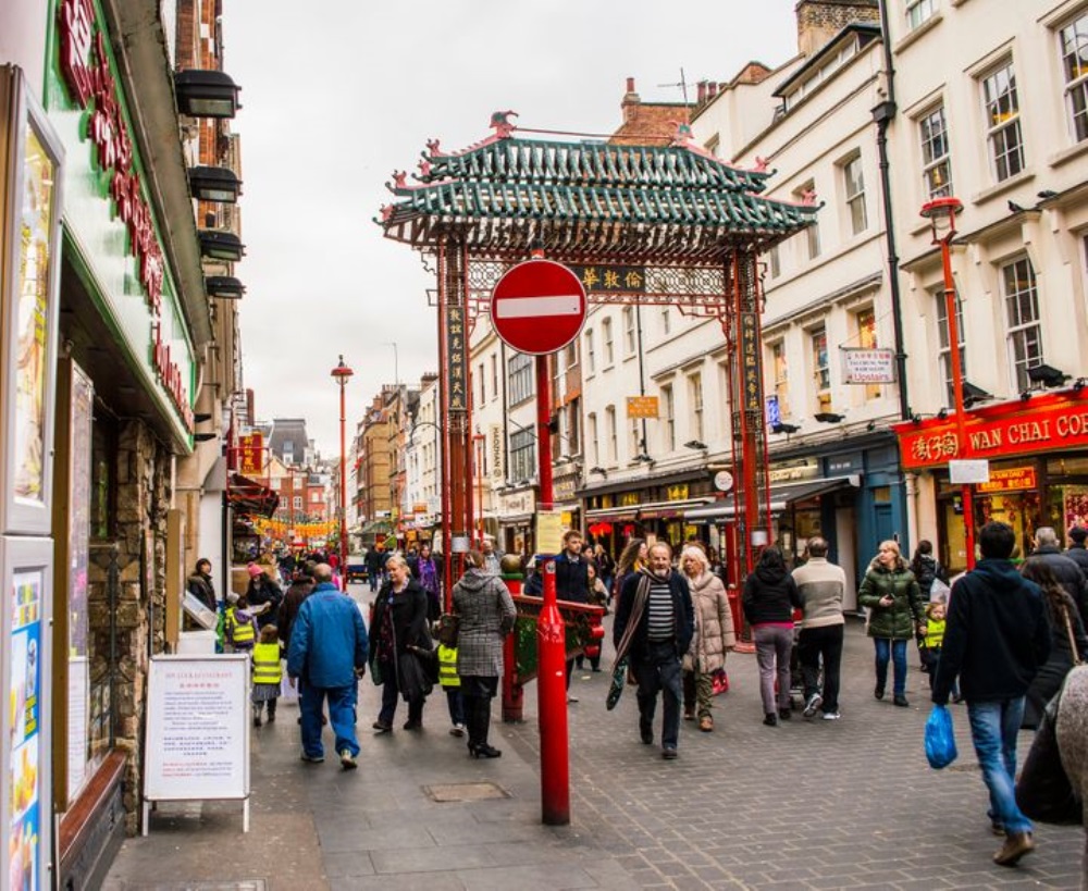 Chinatown in Londen, Engeland