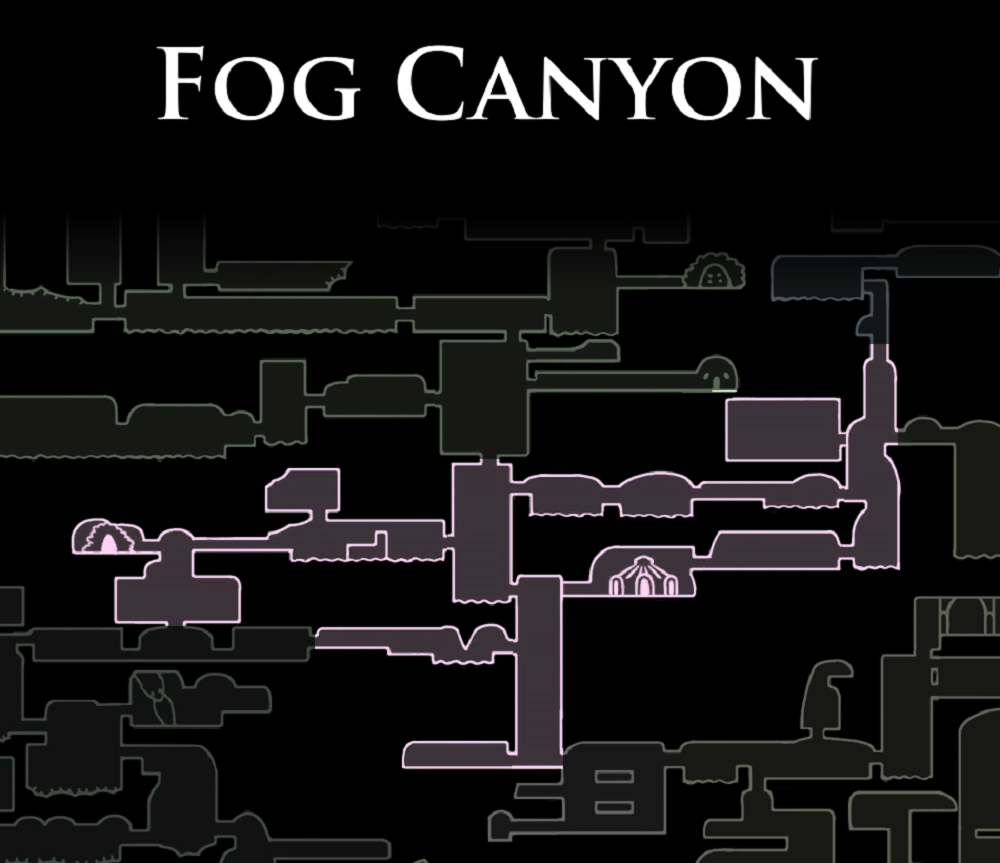 The Fog Canyon map