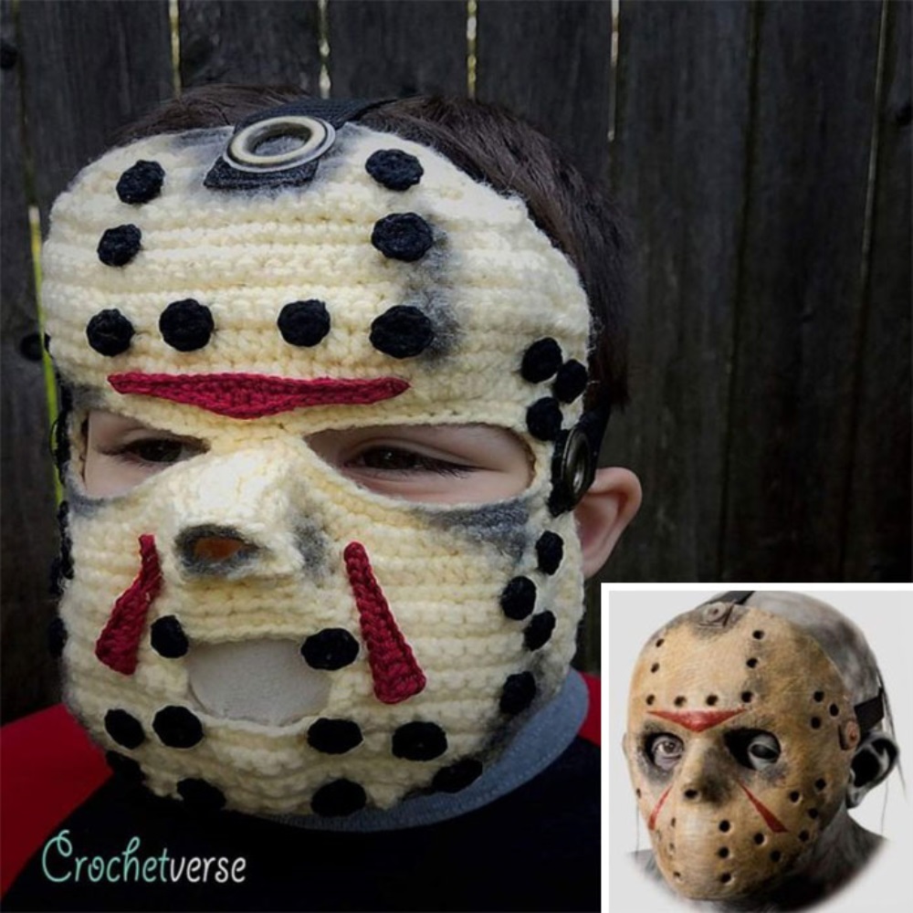 Szydełkowa maska ​​Jason'a Voorhees'a