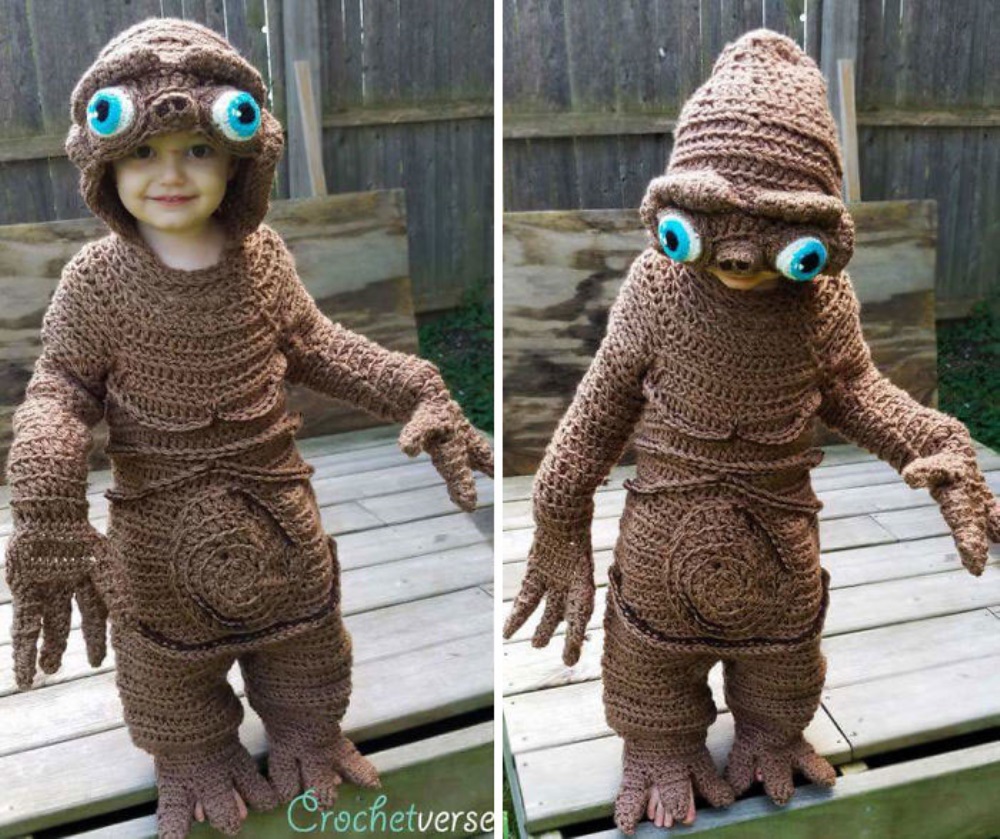 Fantasia de Crochê E.T.