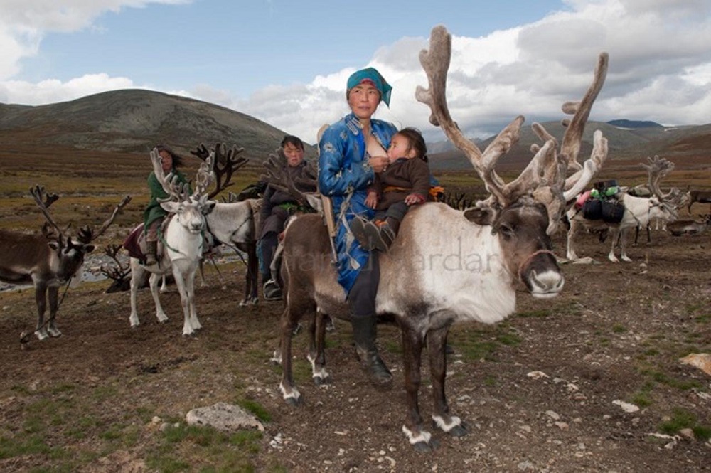 Vida en una tribu en Mongolia