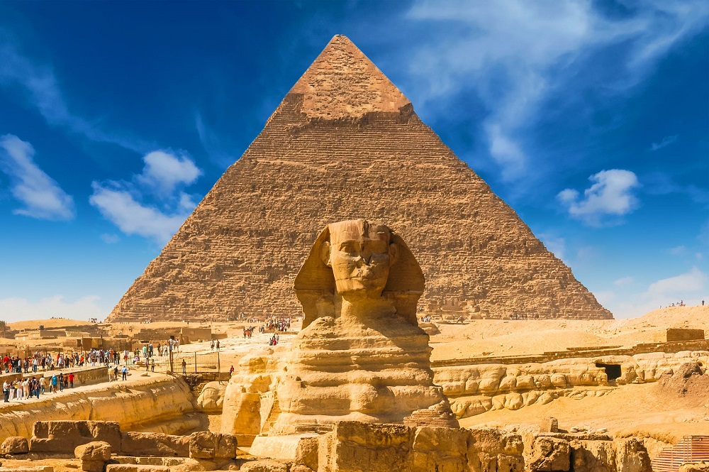 Οι πυραμίδες της Γκίζας, στην Αίγυπτο