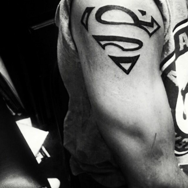 Símbolo de Superman negro
