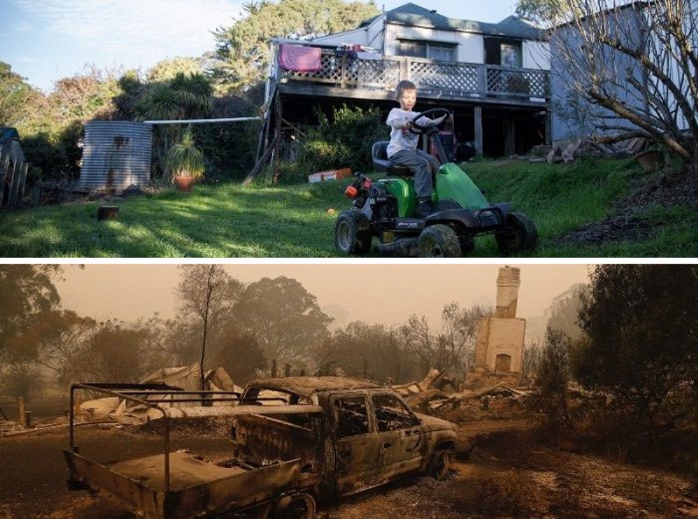 Przed i po dla pewnej australijskiej rodziny