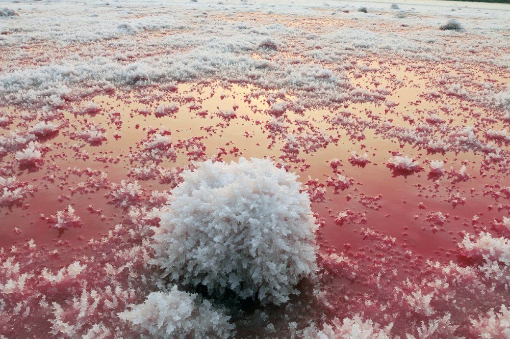 Lago de sal, China