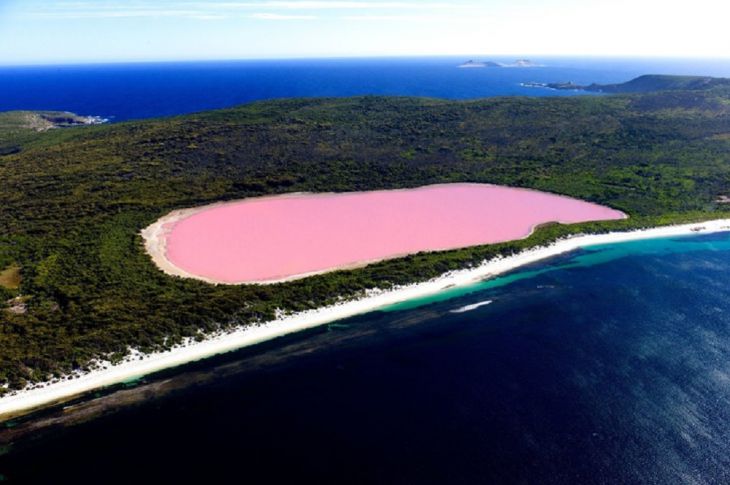 Jezero Hillier, Australija