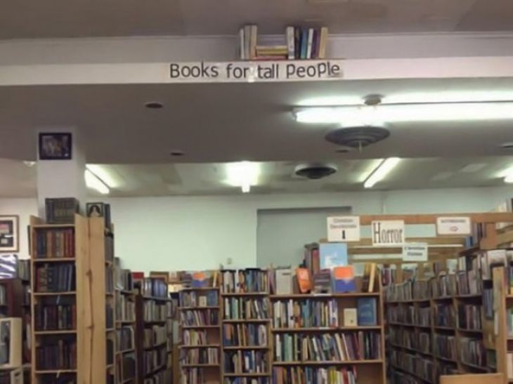 Livros para pessoas altas