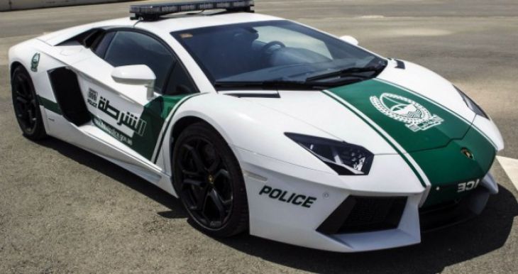 carros de polícia em Dubai