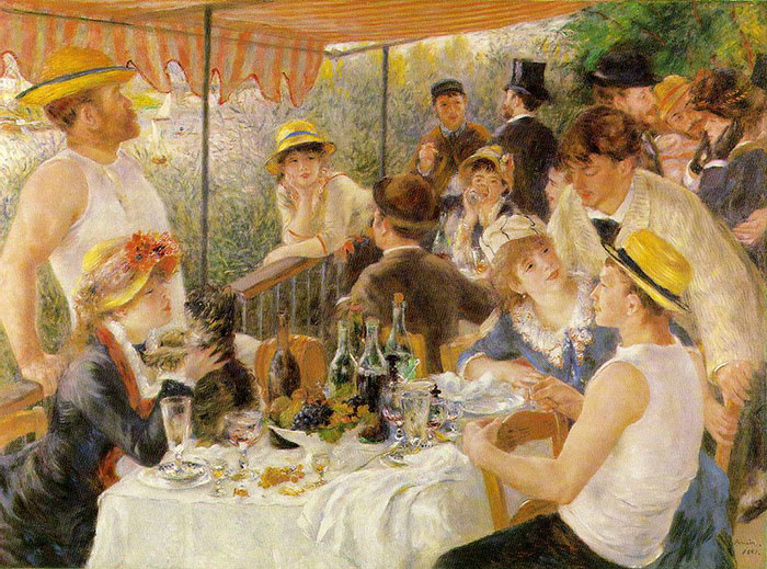 Vacaciones en las pinturas de Renoir